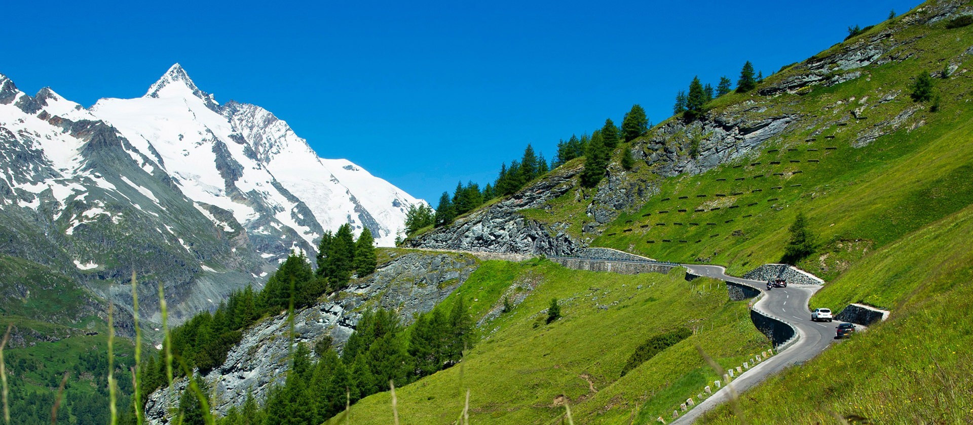 Großglockner high mountain street