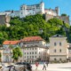 Sehenswürdige Stadt Salzburg bei jedem schlecht Wetter