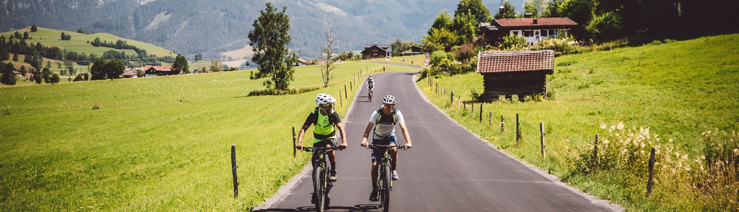 E-Bike Tour in Saalfelden Leogang Unterkunft Apart Herzog