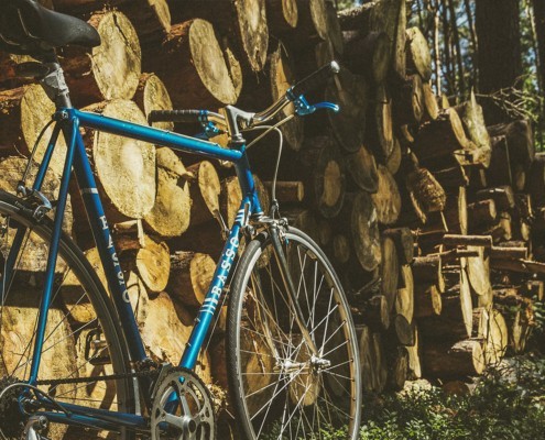 Das Fahrrad auch mal gerne für eine Pause abstellen