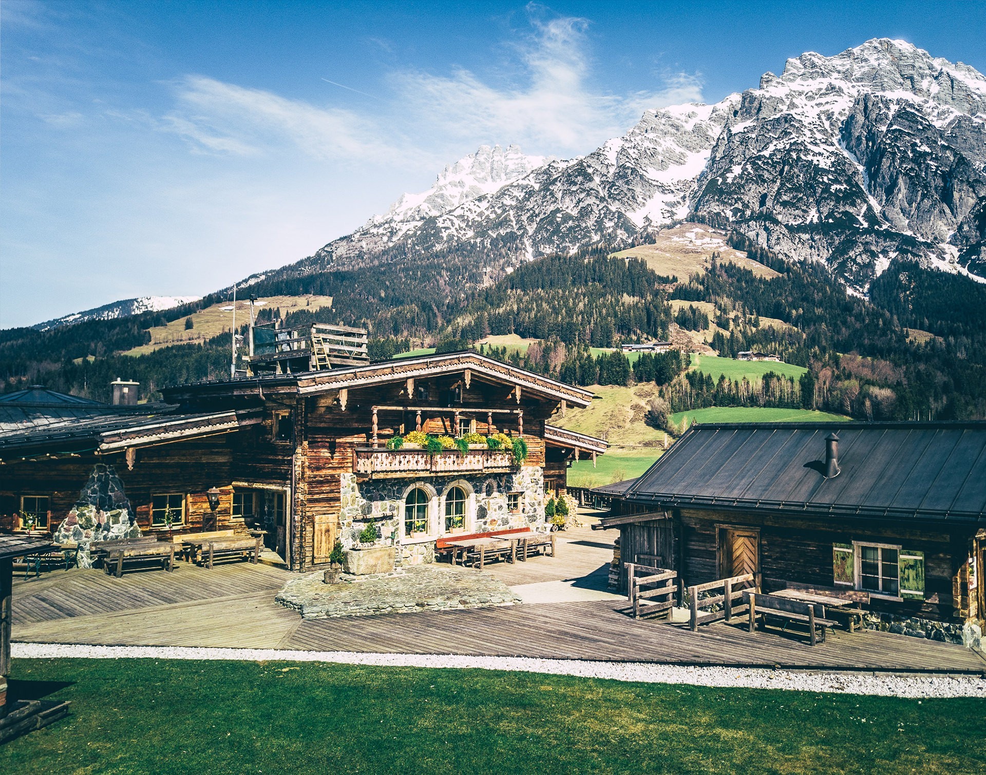 Die Kraller Alm Leogang zu Fuß erreichbar