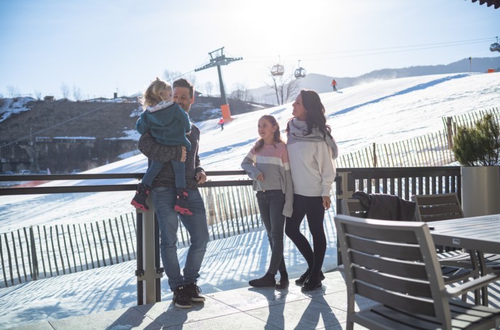 Familienglück zum angreifen im Apart Herzog an der Skipiste Leogang