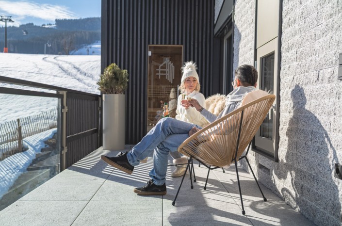 Apart Herzog mit besten Winter Sonnenstunden für Genießer