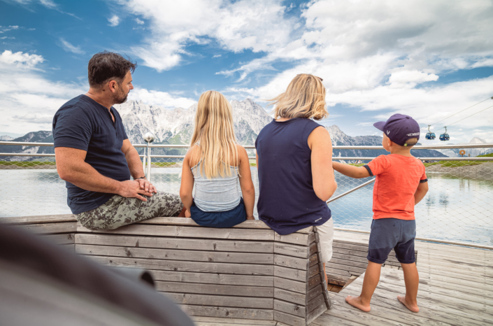 Familienpause am Speicherteich Asitz Leogang