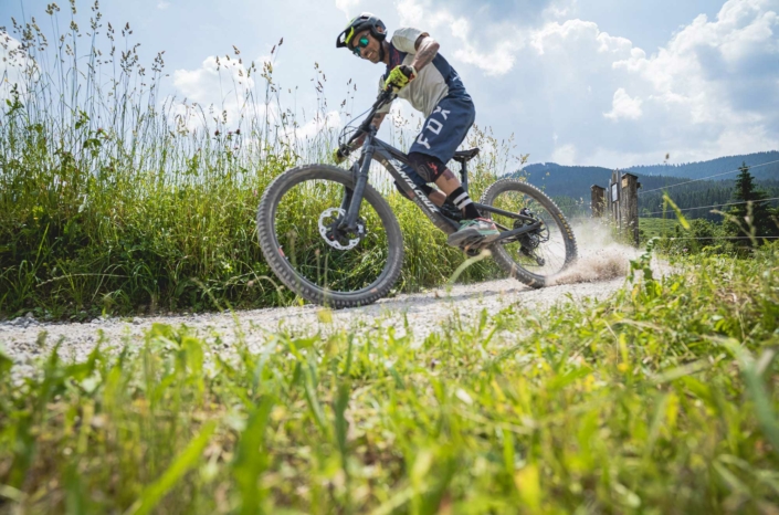 Biketrail Verbindung vier Jahreszeiten zum Apart Herzog