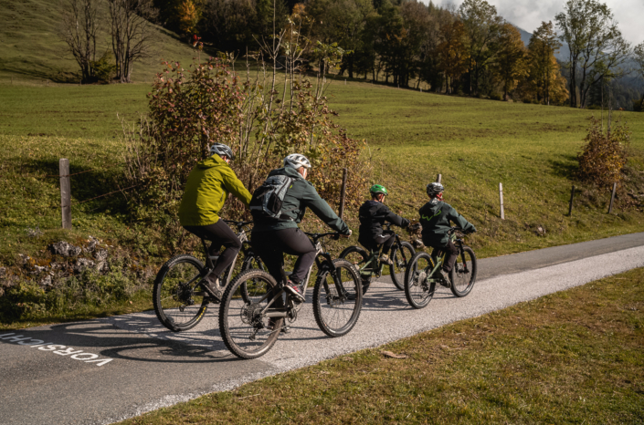 Gemeinsame Bikerunde im Salzburger Land Apart Herzog