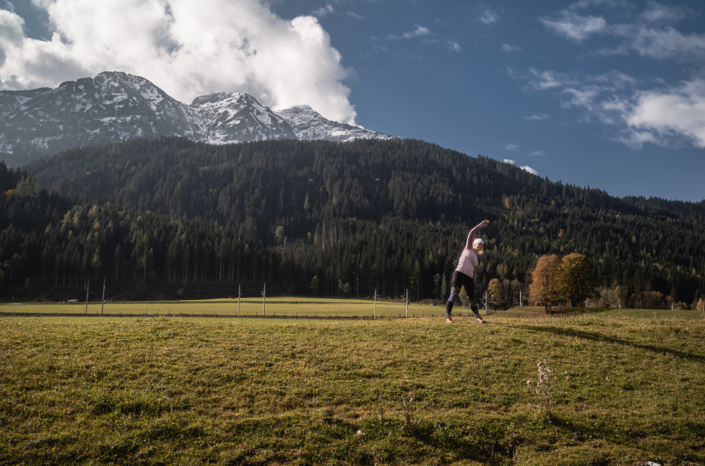 Aufwärmen für das nächste Joggen im Salzburger Land Apart Herzog