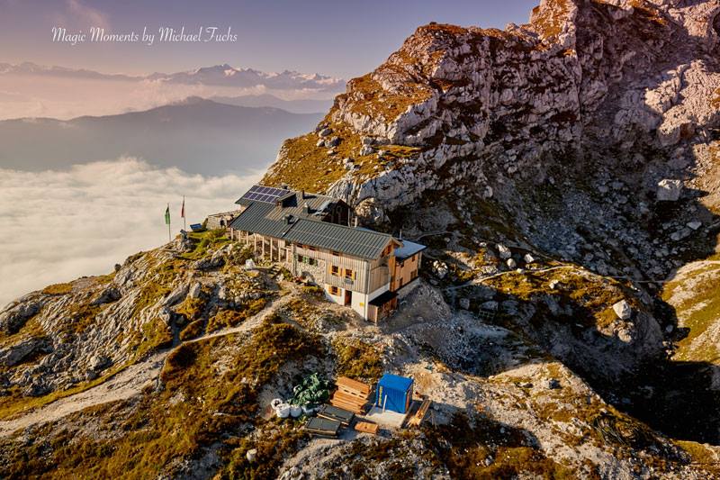 Urlaubsziel Apart Herzog alpine Tour zur Passauer Hütte Leogang Alpenverein