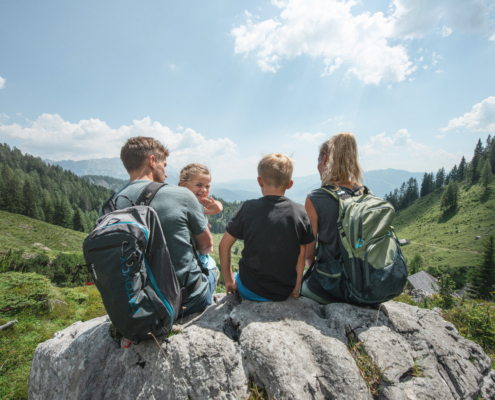 Von der Ferienwohnung in Leogang die Wanderwege genießen